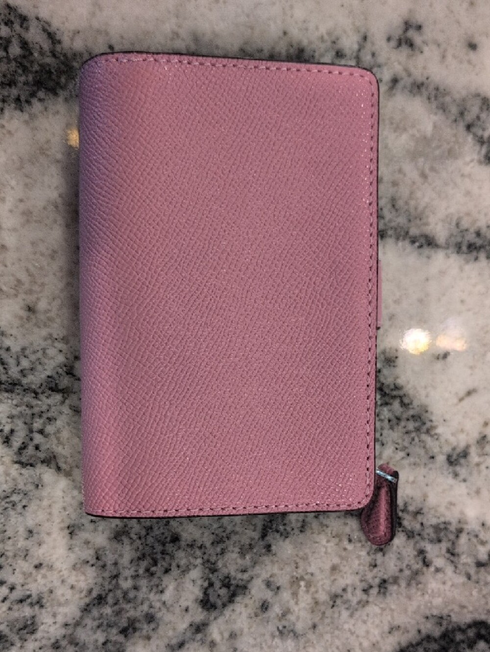 Coach Pink Floral Studded Leather Wallet - Picture 5 of 7